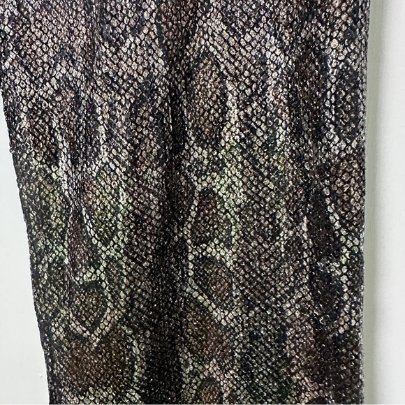 Anthropologie Sequin Snake Joni Pants Women’s Size 6 NWT Brown Gray Animal Print - Picture 9 of 16